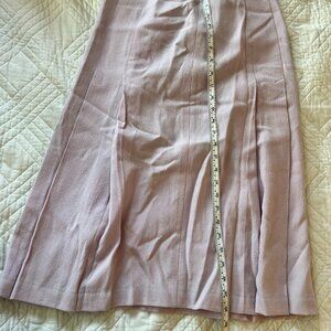 Vintage pleated lilac / lavender midi skirt